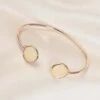Stevie Bangle Bracelet - Champagne
