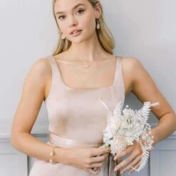 Stevie Bangle Bracelet - Champagne 11 Stevie Bangle Bracelet - Champagne -Elegance Bridal Store champsteviepreselyhendrix a5d19e42 e158 402a 8b0d 6ce1f895a286