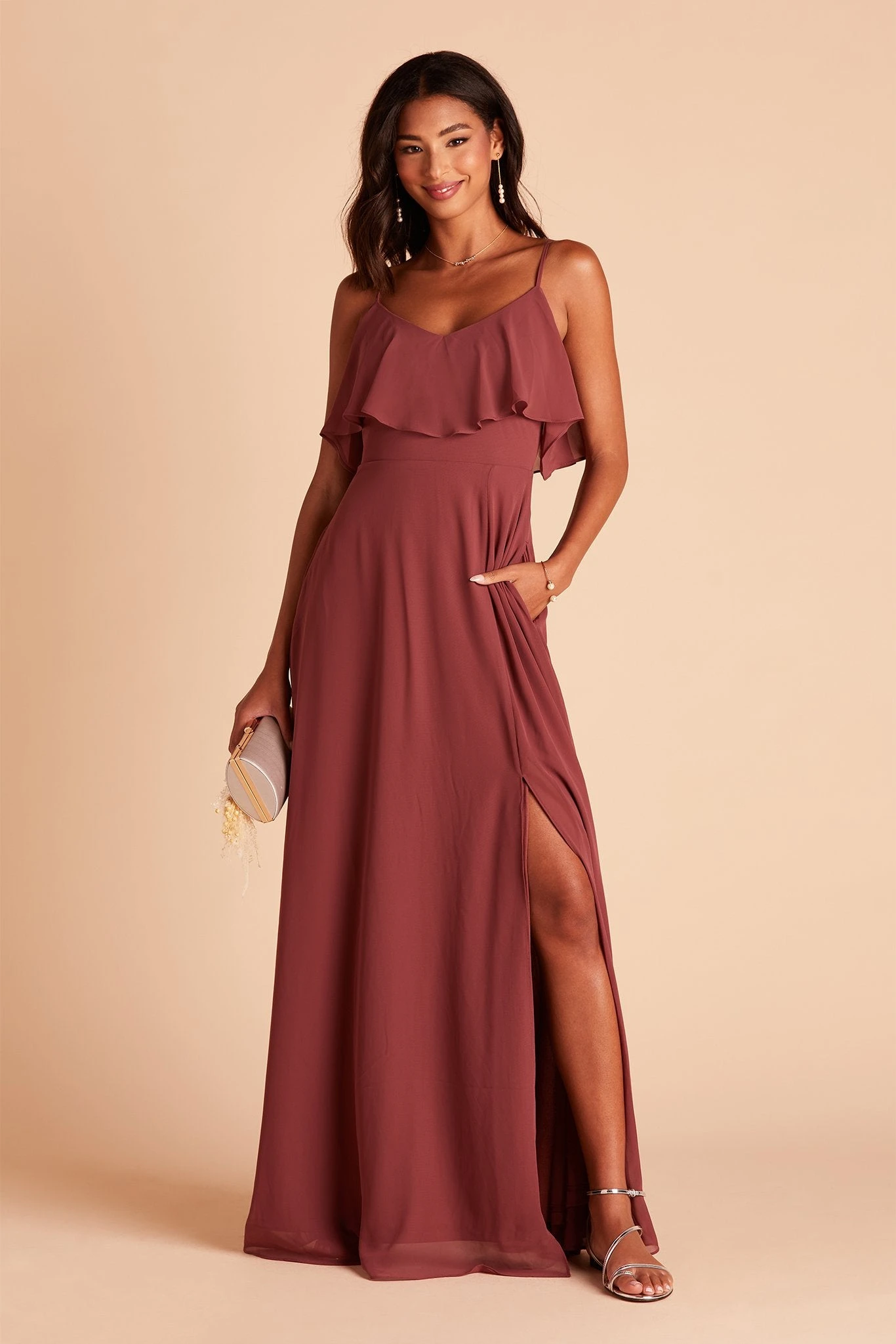 Jane Convertible Dress - Rosewood 7 Jane Convertible Dress - Rosewood - Image 5