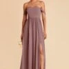 August Convertible Dress - Dark Mauve