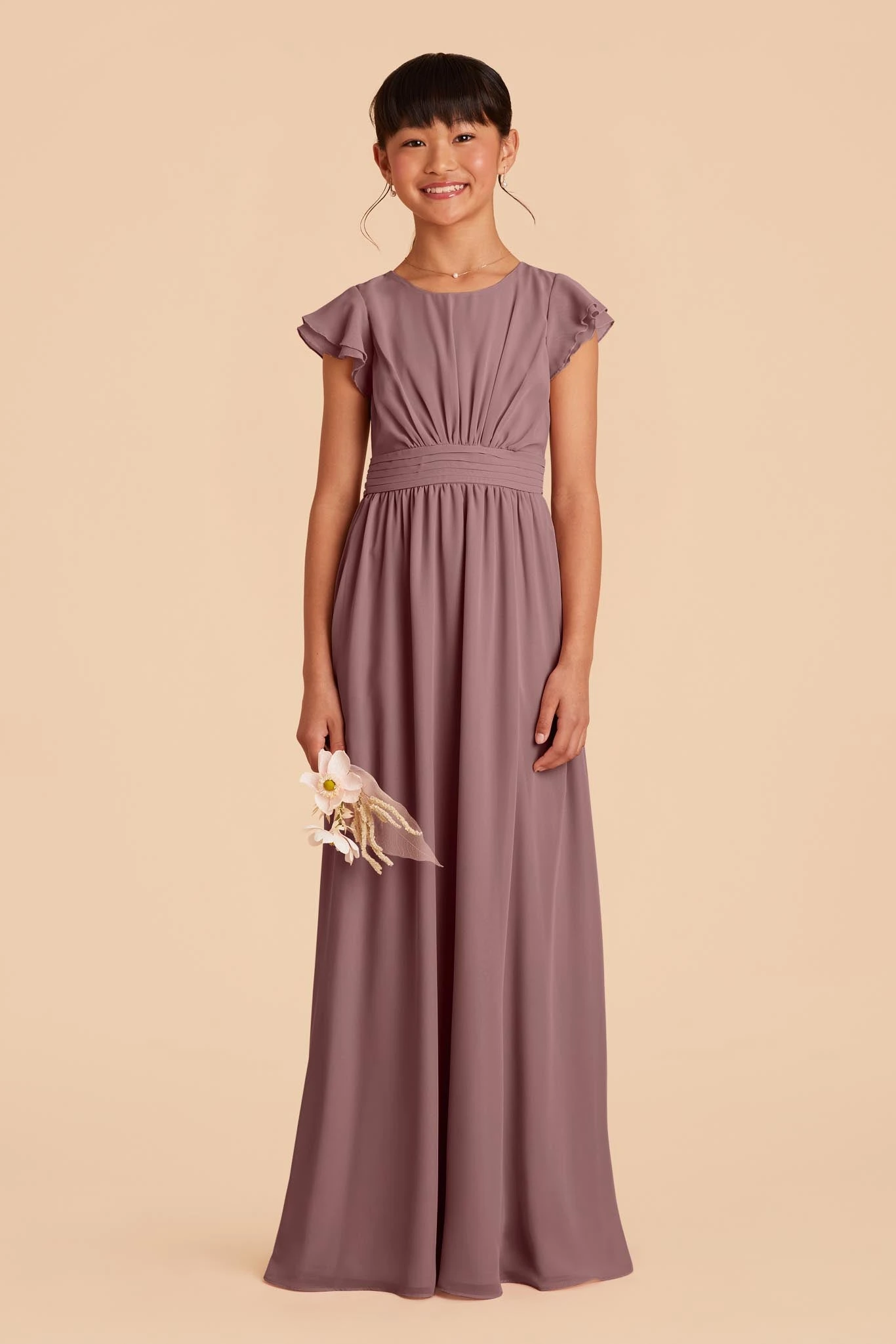 Celine Junior Dress - Dark Mauve 6 Celine Junior Dress - Dark Mauve - Image 4