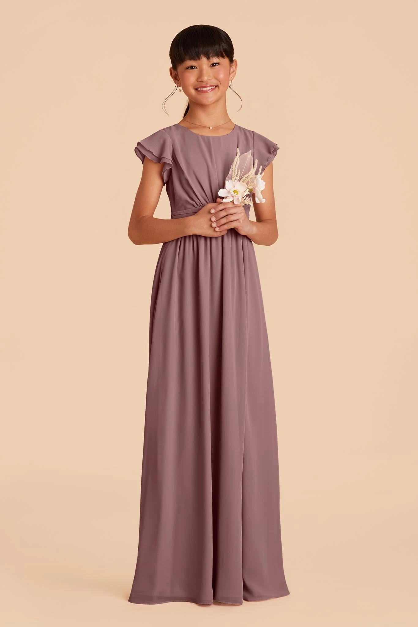 Celine Junior Dress - Dark Mauve 5 Celine Junior Dress - Dark Mauve - Image 3