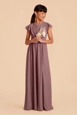 Celine Junior Dress - Dark Mauve