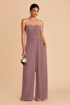 Gigi Convertible Jumpsuit - Dark Mauve