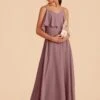 Janie Convertible Junior Dress - Dark Mauve -Elegance Bridal Store dark mauve janie convertible junior bridesmaid dress 02