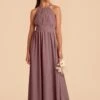 Sienna Junior Dress - Dark Mauve -Elegance Bridal Store dark mauve sienna junior bridesmaid dress 03