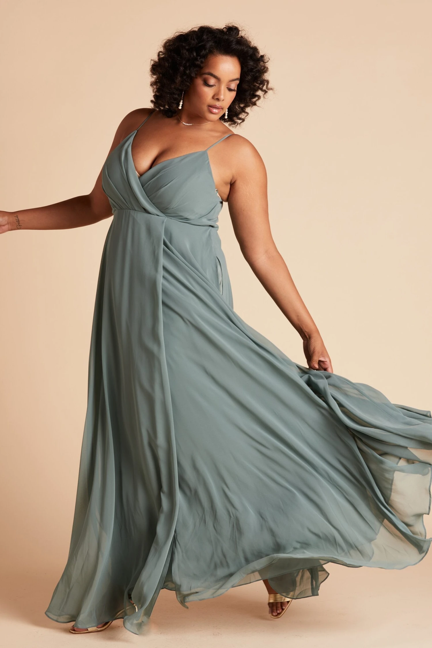 Kaia Dress - Sea Glass 11 Kaia Dress - Sea Glass - Image 9