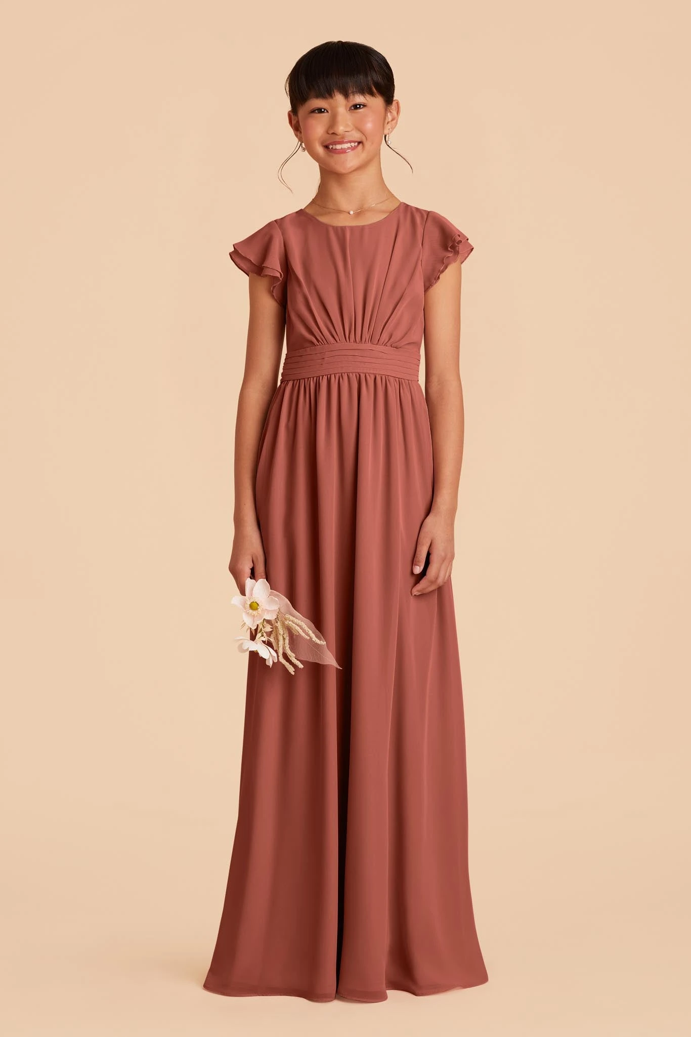 Celine Junior Dress - Desert Rose 3 Celine Junior Dress - Desert Rose