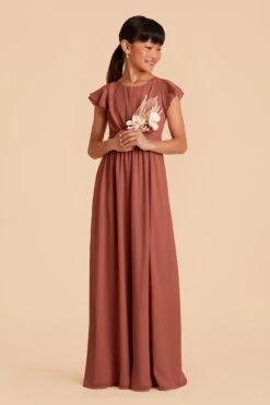 Celine Junior Dress - Desert Rose 9 Celine Junior Dress - Desert Rose -Elegance Bridal Store desert rose celine junior bridesmaid dress 03