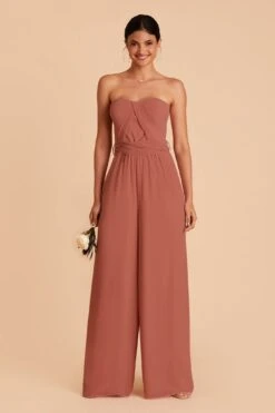 Gigi Convertible Jumpsuit - Desert Rose
