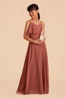 Janie Convertible Junior Dress - Desert Rose -Elegance Bridal Store desert rose janie convertible junior bridesmaid dress 02