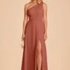 Kira Dress - Desert Rose -Elegance Bridal Store desert rose kira slit bridesmaid dress 02