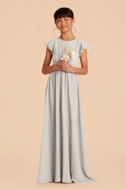 Celine Junior Dress - Dove Gray 9 Celine Junior Dress - Dove Gray -Elegance Bridal Store dove gray celine junior bridesmaid dress 02