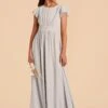 Celine Junior Dress - Dove Gray 2 Celine Junior Dress - Dove Gray -Elegance Bridal Store dove gray celine junior bridesmaid dress 03