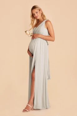 Grace Convertible Dress - Dove Gray -Elegance Bridal Store dove gray grace convertible bridesmaid dress 02