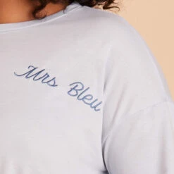 Crew Neck Sweatshirt - Dusty Blue -Elegance Bridal Store dusty blue crewneck plus size loungewear 04 81e8fafd dadd 4d6e 9c79 b643f44df9d6