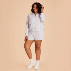Zip Up Hoodie - Dusty Blue -Elegance Bridal Store dusty blue hoodie plus size loungewear 03 853f924e d5d9 4139 a467 9069fccd824b