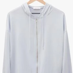 Zip Up Hoodie - Dusty Blue -Elegance Bridal Store dusty blue sweat hoodie TMS LIVE PREVIEW 01