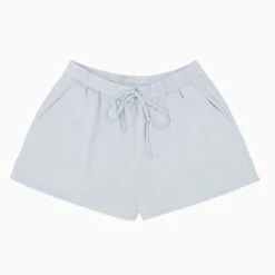 Sweat Shorts - Dusty Blue -Elegance Bridal Store dusty blue sweat shorts TMS LIVE PREVIEW 01