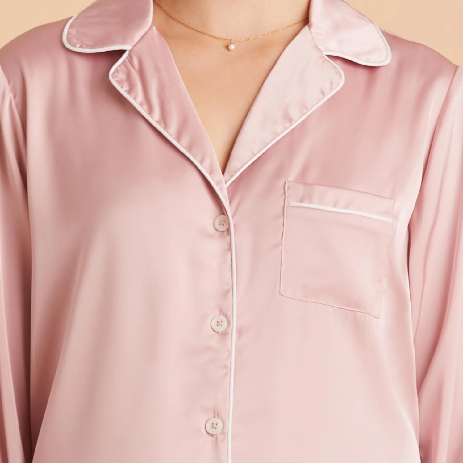 Jonny Satin Pajama Set - Dusty Pink 20 Jonny Satin Pajama Set - Dusty Pink - Image 18