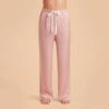Jonny Satin Pajama Pants - Dusty Pink