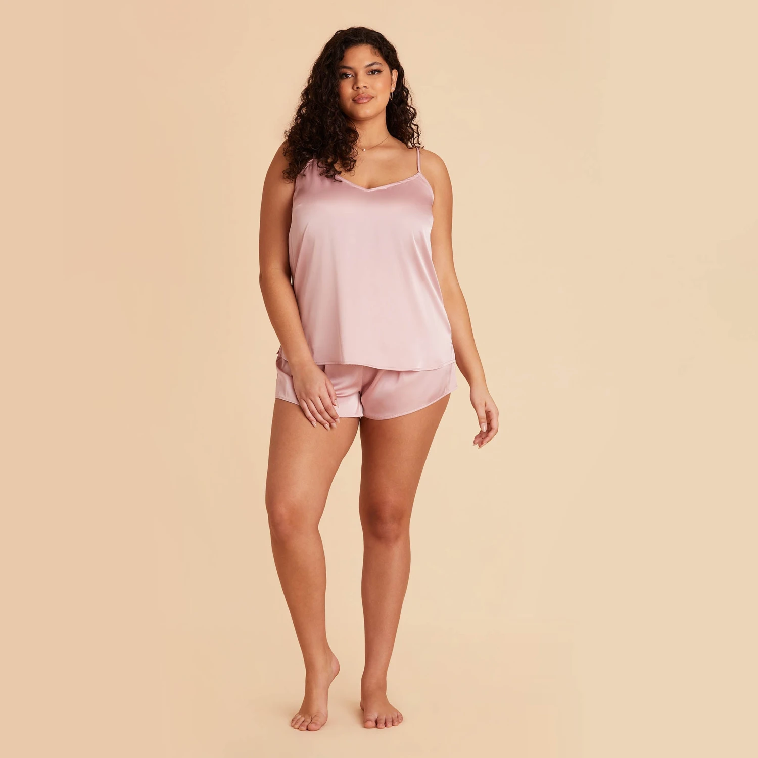 Olivia Cami And Shorts Set - Dusty Pink 16 Olivia Cami And Shorts Set - Dusty Pink - Image 14