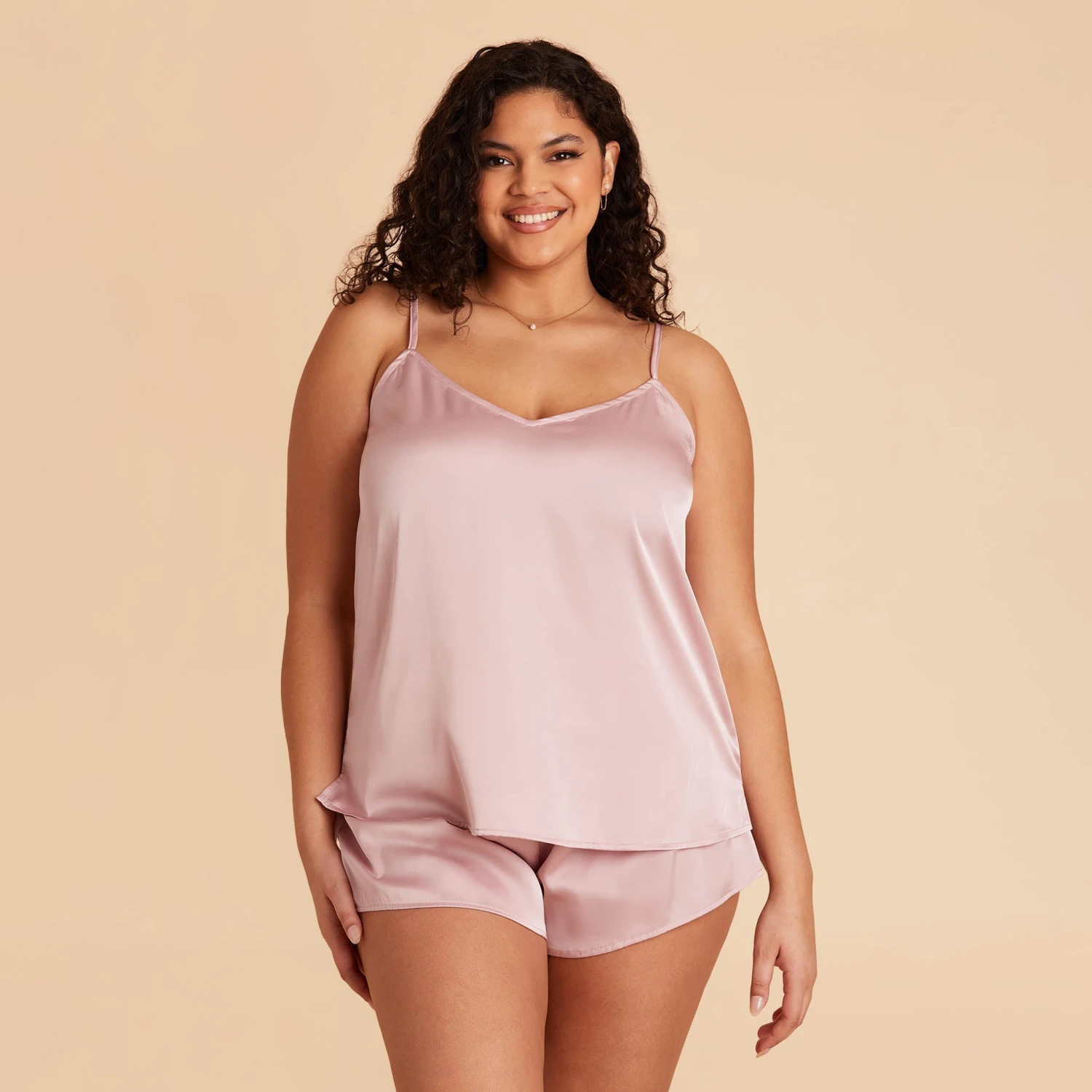 Olivia Cami And Shorts Set - Dusty Pink 15 Olivia Cami And Shorts Set - Dusty Pink - Image 13