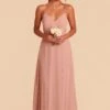 Adelle Chiffon Dress - Dusty Rose 1 Adelle Chiffon Dress - Dusty Rose -Elegance Bridal Store dusty rose adelle convertible bridesmaid dress 03
