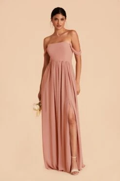 August Convertible Dress - Dusty Rose