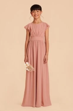 Celine Junior Dress - Dusty Rose