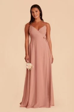 Cindy Chiffon Dress - Dusty Rose 12 Cindy Chiffon Dress - Dusty Rose -Elegance Bridal Store dusty rose cindy convertible bridesmaid dress 03