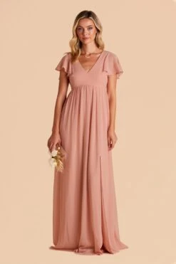 Hannah Empire Dress - Dusty Rose 13 Hannah Empire Dress - Dusty Rose -Elegance Bridal Store dusty rose hannah convertible bridesmaid dress 01