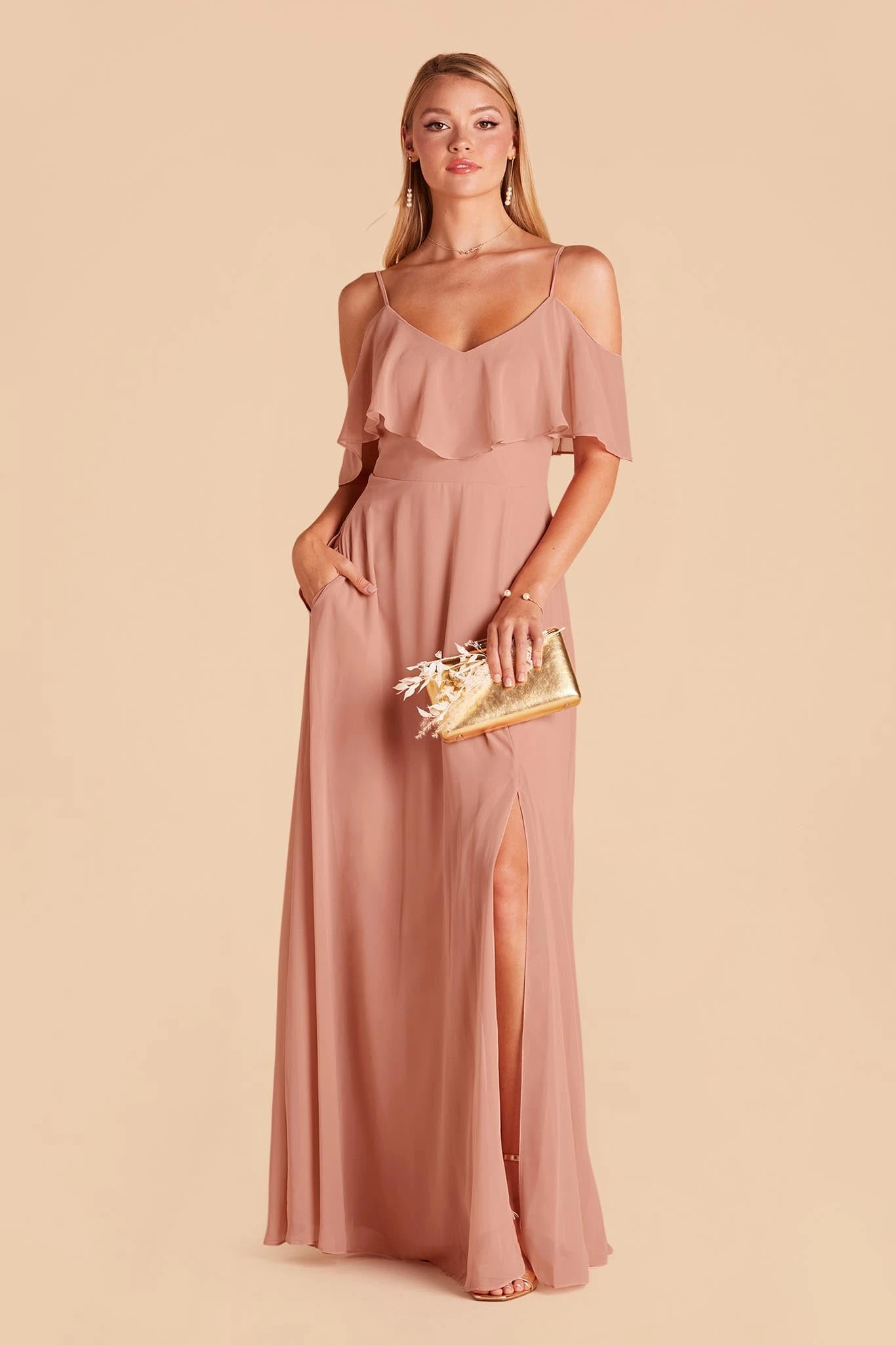 Jane Convertible Dress - Dusty Rose 6 Jane Convertible Dress - Dusty Rose - Image 4