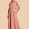 Janie Convertible Junior Dress - Dusty Rose -Elegance Bridal Store dusty rose janie junior convertible bridesmaid dress 01