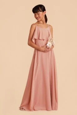 Janie Convertible Junior Dress - Dusty Rose 10 Janie Convertible Junior Dress - Dusty Rose -Elegance Bridal Store dusty rose janie junior convertible bridesmaid dress 02