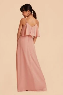 Janie Convertible Junior Dress - Dusty Rose 11 Janie Convertible Junior Dress - Dusty Rose -Elegance Bridal Store dusty rose janie junior convertible bridesmaid dress 03