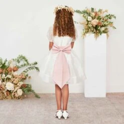 Liz Flower Girl Sash - Dusty Rose -Elegance Bridal Store dusty rose liz flower girl sash 01 f1feed2d a3f9 4a83 9cd4 c763a9563052