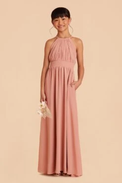 Sienna Junior Dress - Dusty Rose -Elegance Bridal Store dusty rose sienna junior convertible bridesmaid dress 02