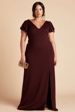 Hannah Crepe Dress - Cabernet -Elegance Bridal Store e483c4bc9e22126fec8284f090b29916 7aad4041 4613 48dc a4cc b0fa85275d03