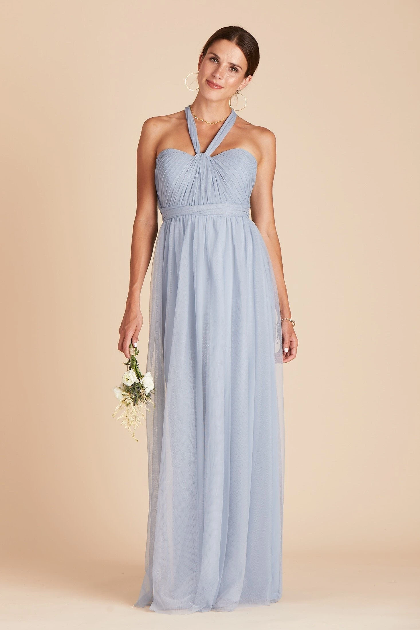Christina Convertible Dress - Dusty Blue 14 Christina Convertible Dress - Dusty Blue - Image 12