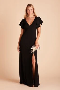 Hannah Crepe Dress - Black 17 Hannah Crepe Dress - Black -Elegance Bridal Store e5b15e9e73f856907e184ff17bd44fbf
