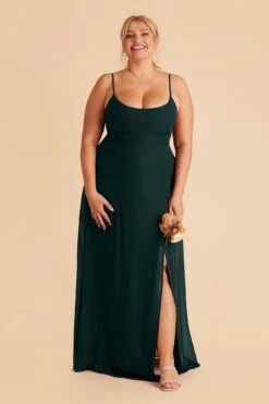 Amy Chiffon Dress - Emerald -Elegance Bridal Store emerald amy plus size bridesmaid dress 01 fa86bac7 5090 44b7 a1e0 b4059137bd59