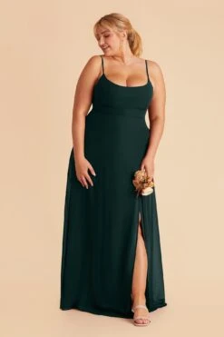 Amy Chiffon Dress - Emerald -Elegance Bridal Store emerald amy plus size bridesmaid dress 02 57258470 4056 444a 8629 9376b2d2f14f