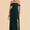 August Convertible Dress - Emerald 2 August Convertible Dress - Emerald -Elegance Bridal Store emerald august convertible slit bridesmaid dress 01