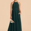 Sienna Junior Dress - Emerald 2 Sienna Junior Dress - Emerald -Elegance Bridal Store emerald sienna junior bridesmaid dress 02