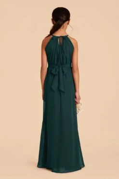Sienna Junior Dress - Emerald -Elegance Bridal Store emerald sienna junior bridesmaid dress 04