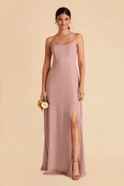 Amy Chiffon Dress - English Rose -Elegance Bridal Store english rose amy bridesmaid dress 03