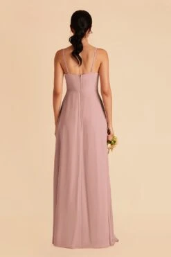 Amy Chiffon Dress - English Rose -Elegance Bridal Store english rose amy bridesmaid dress 04