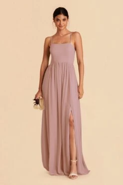 August Convertible Dress - English Rose 11 August Convertible Dress - English Rose -Elegance Bridal Store english rose august convertible slit bridesmaid dress 03