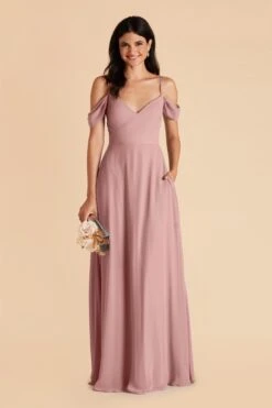 Devin Convertible Dress - English Rose 21 Devin Convertible Dress - English Rose -Elegance Bridal Store english rose devin convertible slit bridesmaid dress 02